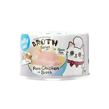 Jollycat Broth Series Complete & Balanced Pure Chicken 80g x24